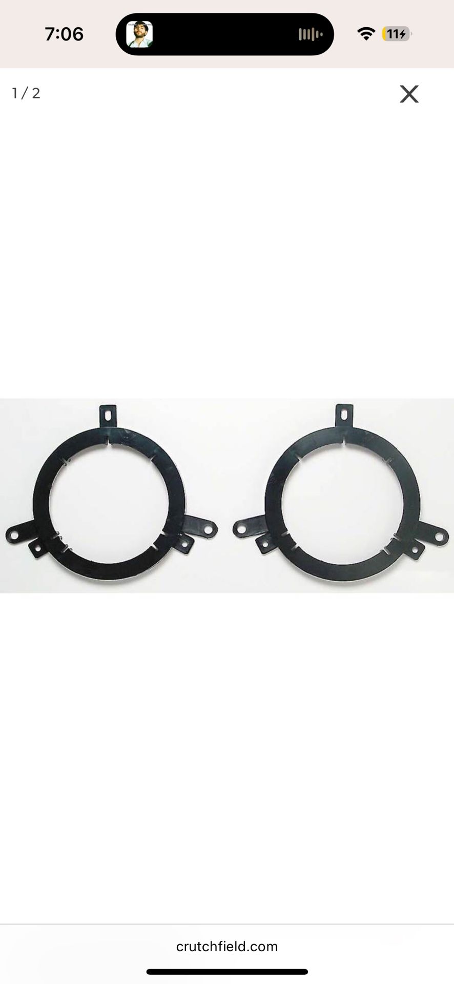 Metra 82-3412 Speaker Mounting Brackets