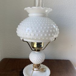 Milk Glass Lamp