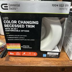 LED Color Changing Recessed Trim 