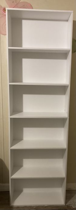 White Bookshelf