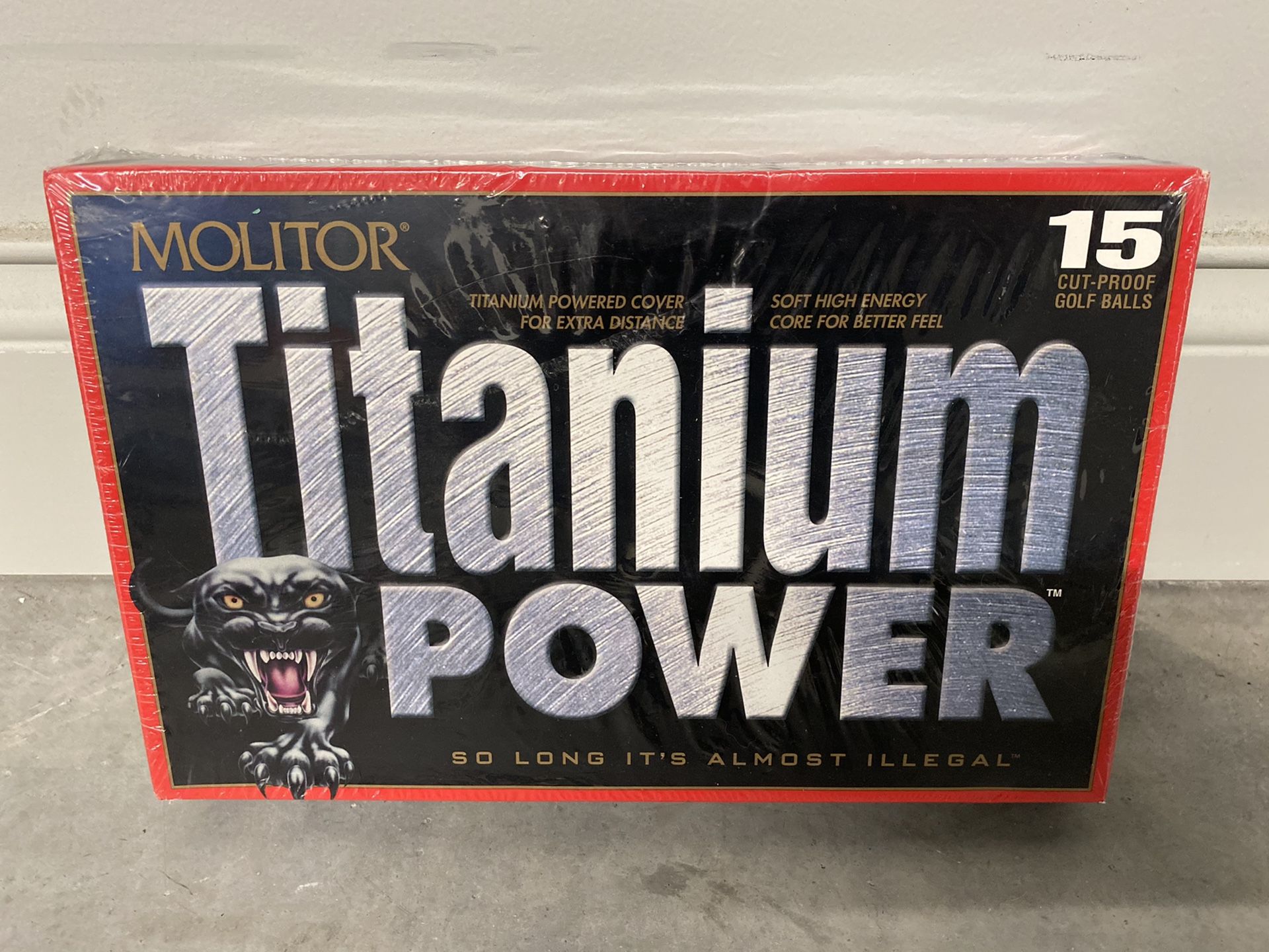SPALDING Molitor Titanium Power Golf Balls 15-Pack BRAND NEW!