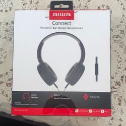Aiwa Connect Wired Ear Stereo Headphones
