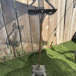 Vintage Brass Lyre Music Stand