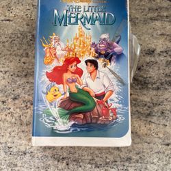 The Little Mermaid (VHS) RARE controversial Cover Art Banned Phalic Original (recalled)