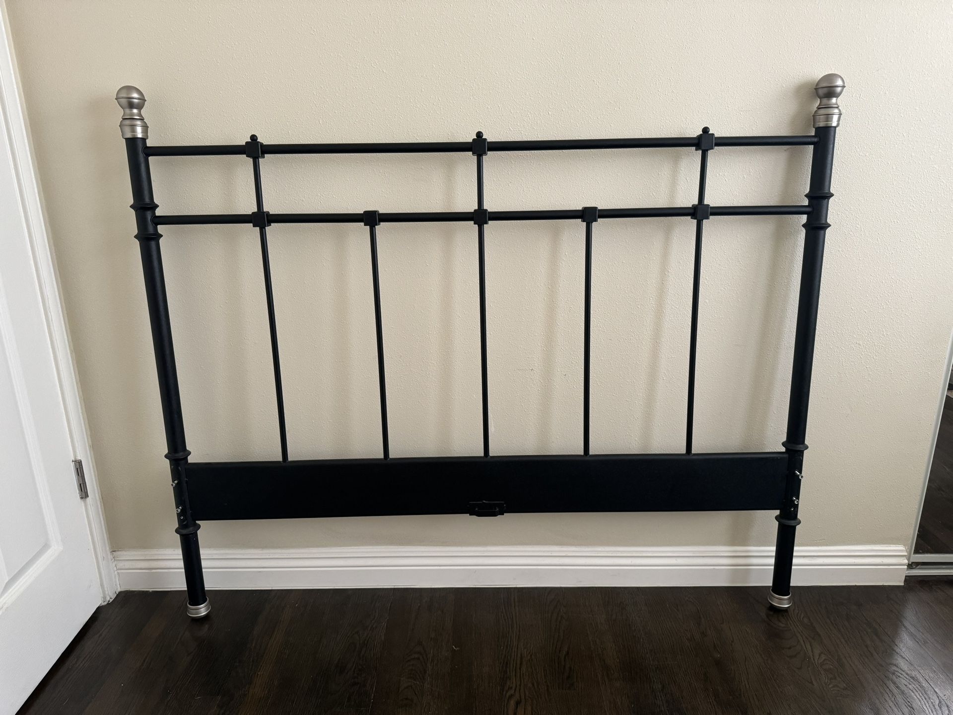 Full Size Black Metal IKEA Bed Frame