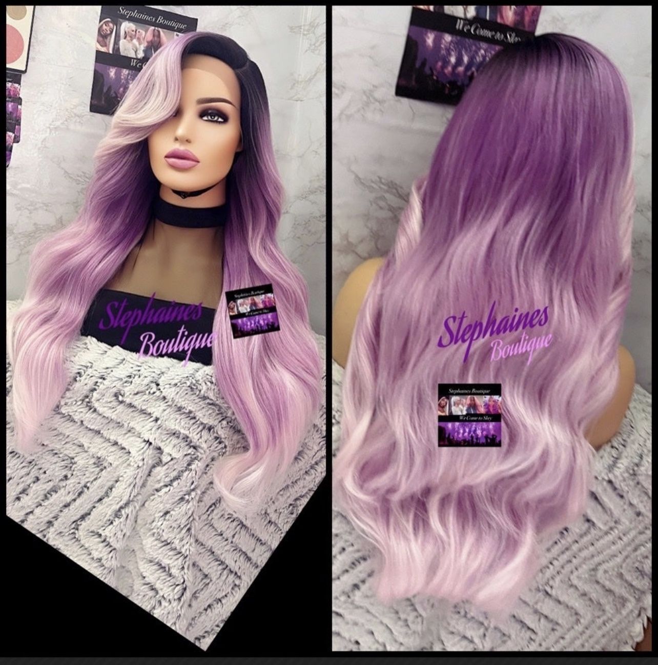Human Hair Blended Lace Front Wig