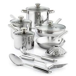 New stainless steel cookware set