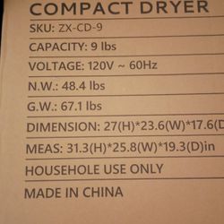 Compact Dryer Small Dryer