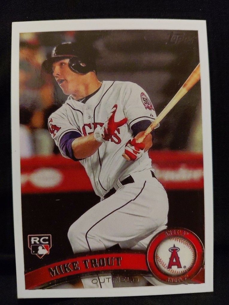 Angels Baseball Mike Trout Rc TOPPS Card