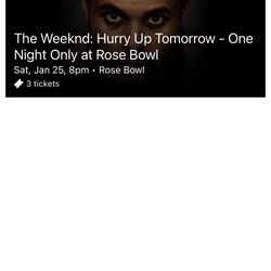 The Weeknd Tickets 