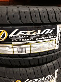 Brand New Tires (1) Lexani LX Twenty (235/40R19) (Single) ($77)