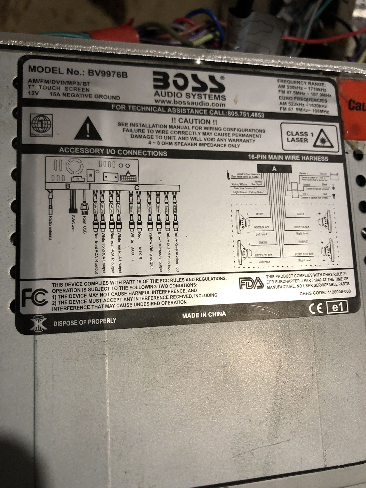 Boss bv9976b