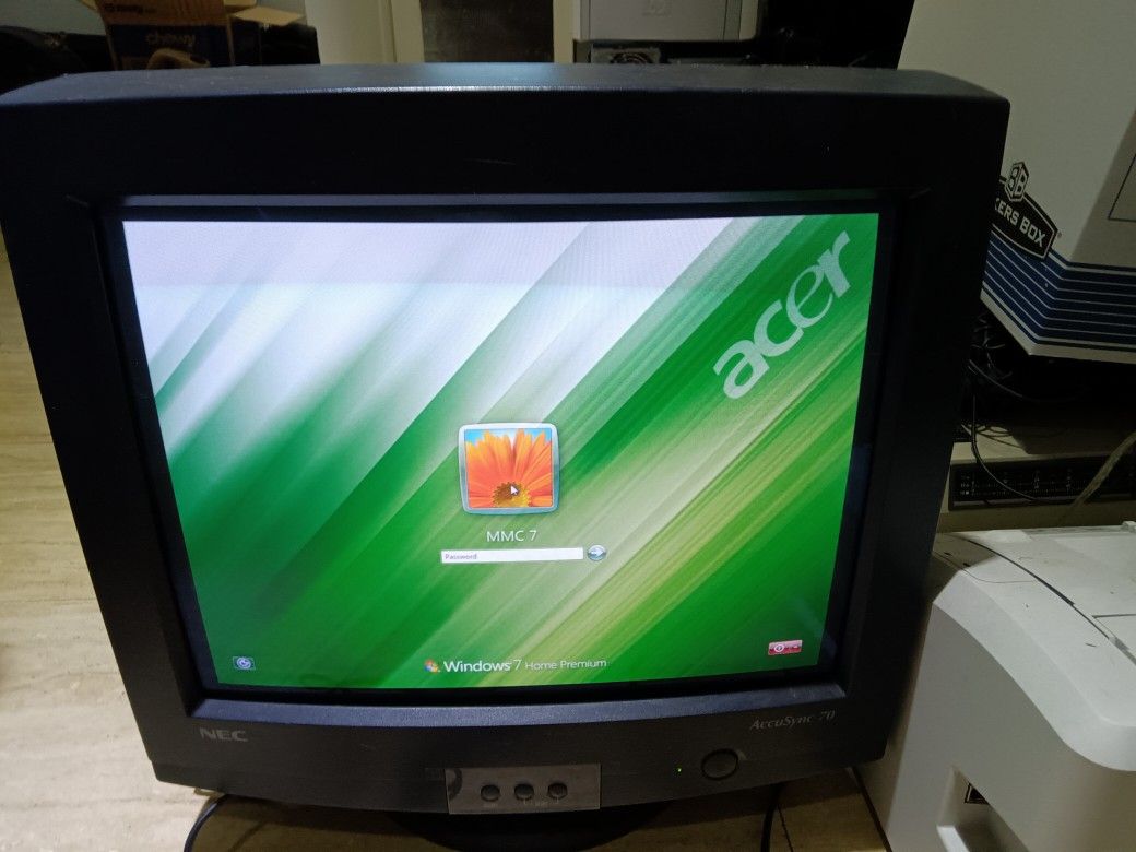 NEC 17" Vintage Color Monitor Model AS 70 BK