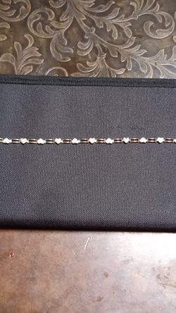 10 kt solid gold bracelet with 1 ct diamonds