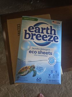 Earth Breeze Laundrey Sheets