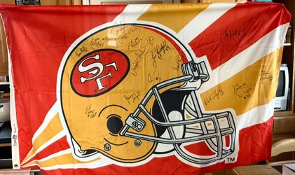 San Francisco 49ers Autographed Banner