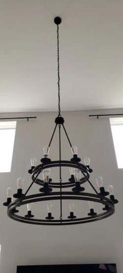 Chandelier Farmhouse 2-tier Light Fixtures Price Lowered Till Jan 5th