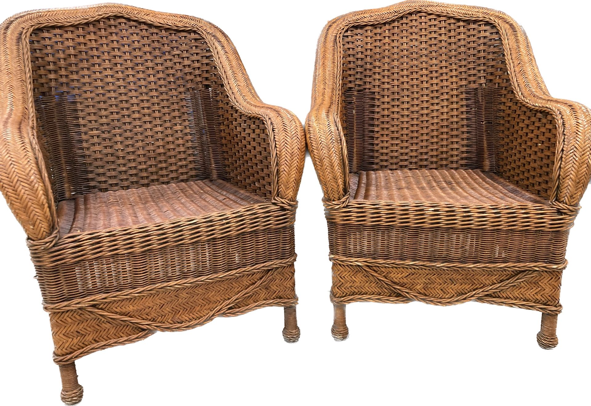 Natural Wicker Chairs 