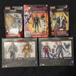 Marvel Legends Infinity Saga Iron Man Captain America Figure Lot  