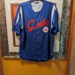 TRUE FAN MEN'S CHICAGO CUBS REPLICA TEAM JERSEY 