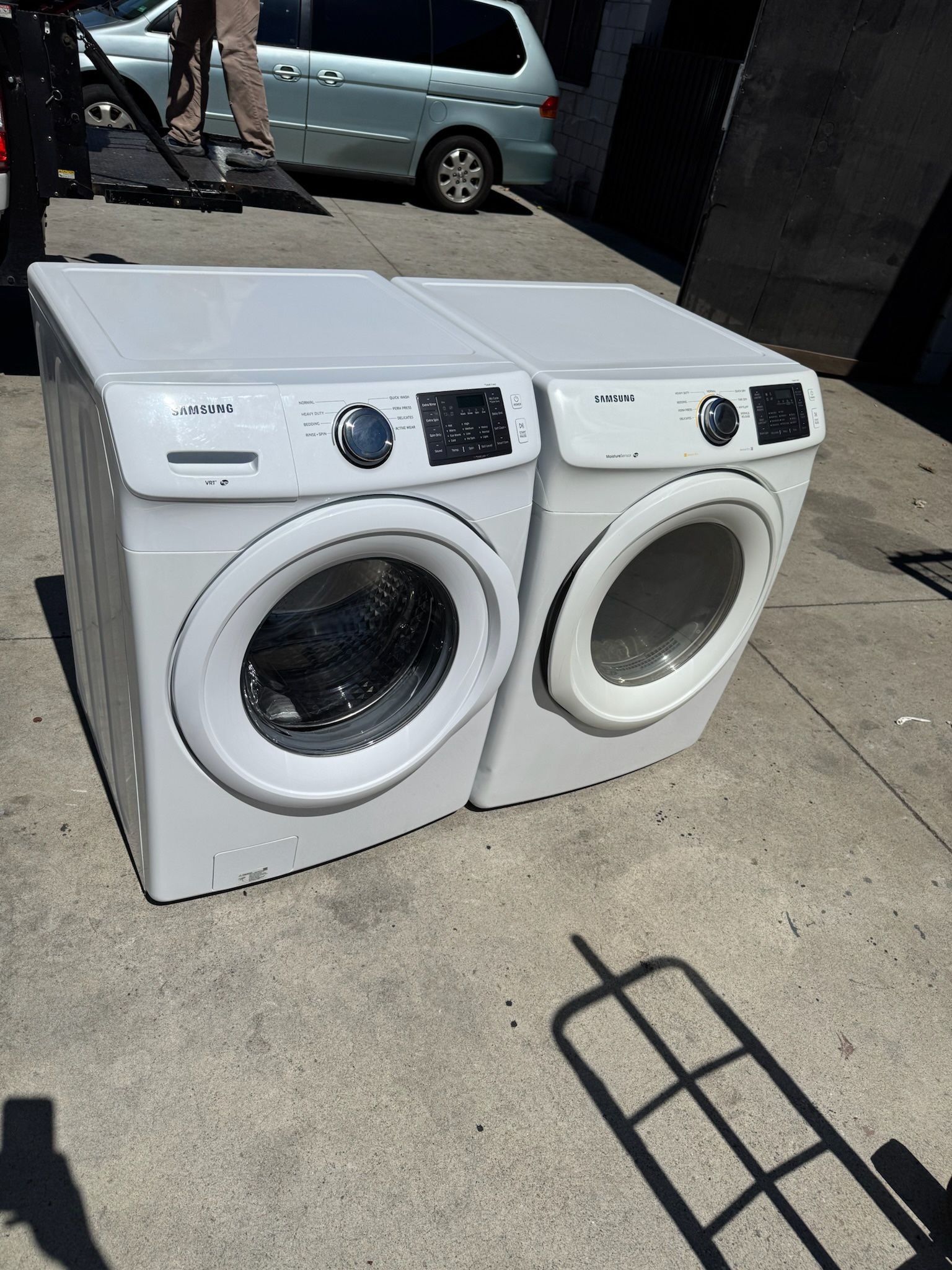Used Samsung Washer And Gas Dryer Front Load Big Capacity