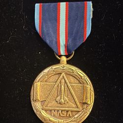 Original NASA Space Flight Medal With Ribbon