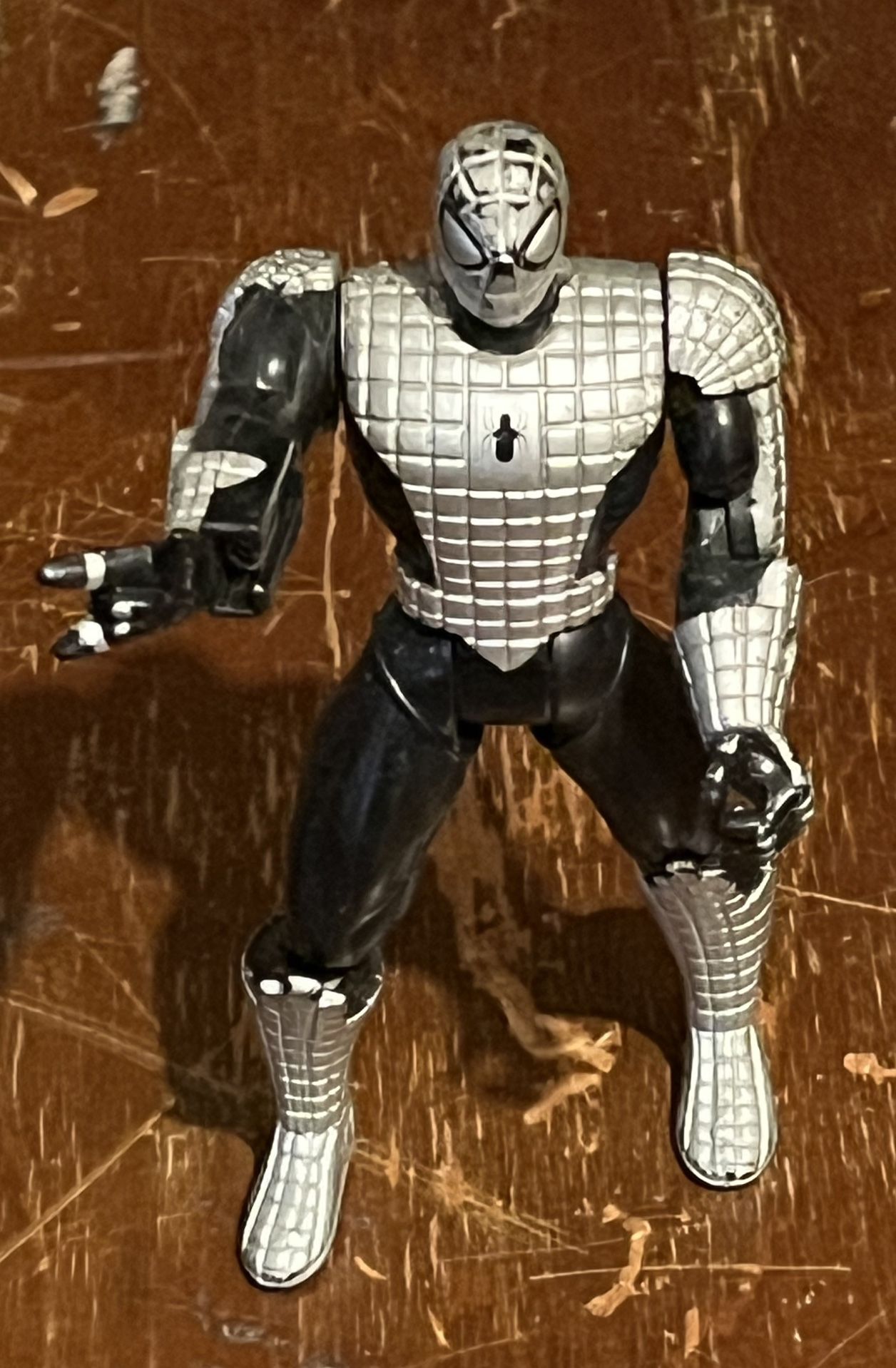 Vintage 1992 Toy Biz 6” Web Of Steel Spider Man Action Figure