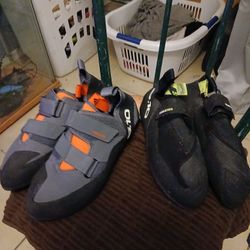 5.10 Climbing Shoes (10.5 and 9.5 sizes) Pretty much new (i wore 1 pair once to climb indoor, the other pair still has tags)