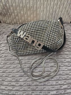 Rhinestone purse hand bag