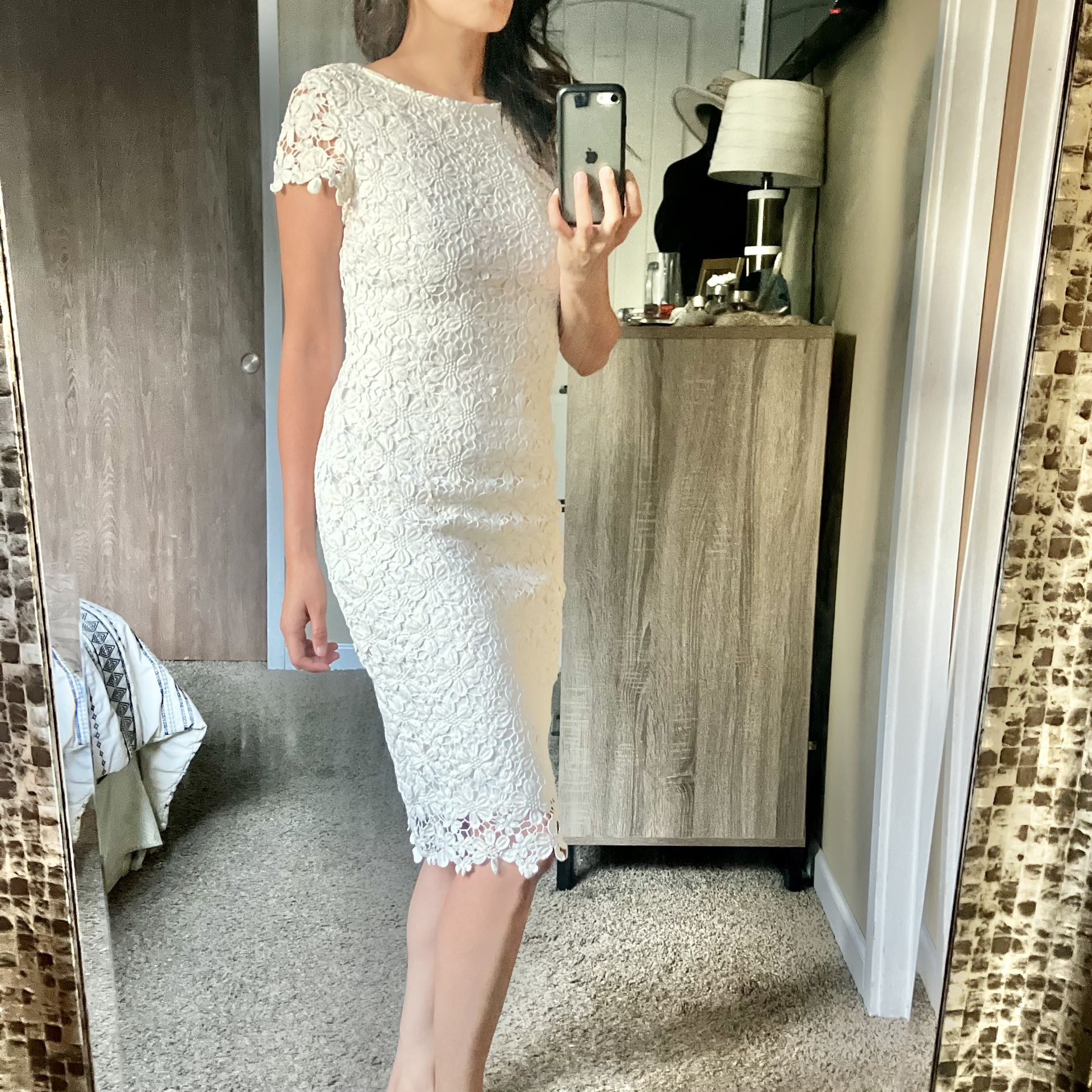 Crochet Overlay dress