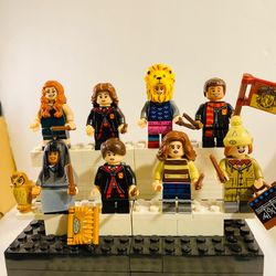 Harry Potter Hogwarts Minifigures 8pc Set LEGO Compatible New Custom Figures