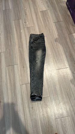 Purple jeans