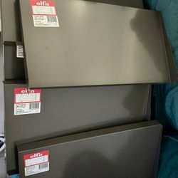 ELFA Angled Shelves – Graphite – 2 ft – 10 Available – $15 Each