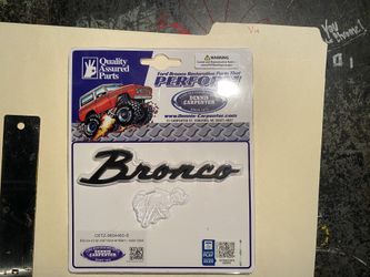 Bronco Emblems - $20