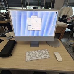 2025 M4 iMac 16/512gb blue
