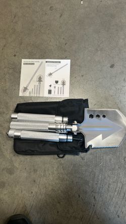 silver Folding Shovel