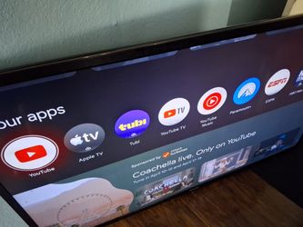 75 Inch Sharp Tv W Remote N Roku,  Can Deliver For Xtra $10