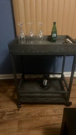 Rolling Bar Cart