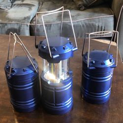3 Battery Powered Hiking lamps