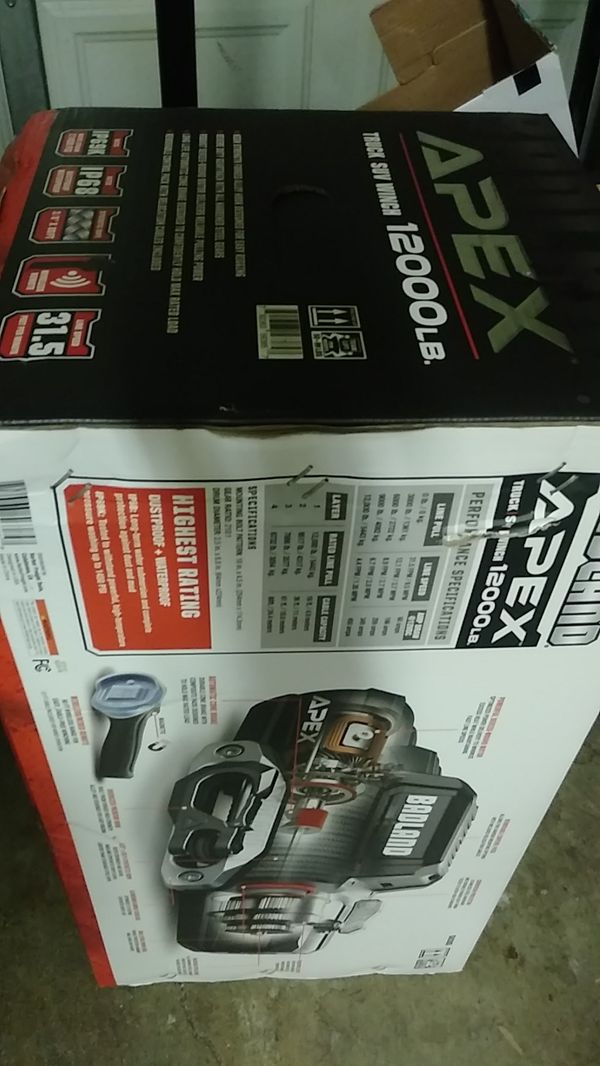 Badlands APEX 12,000LB WINCH (NEW IN BOX!) for Sale in Sacramento, CA