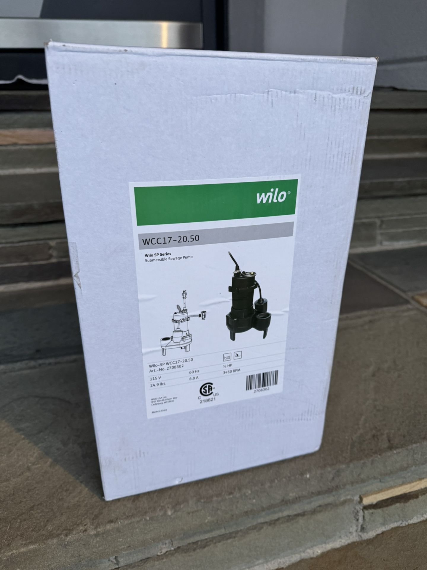 Wilo Pump WCC17-20.50