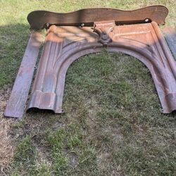 Antique Cast Iron fireplace mantel