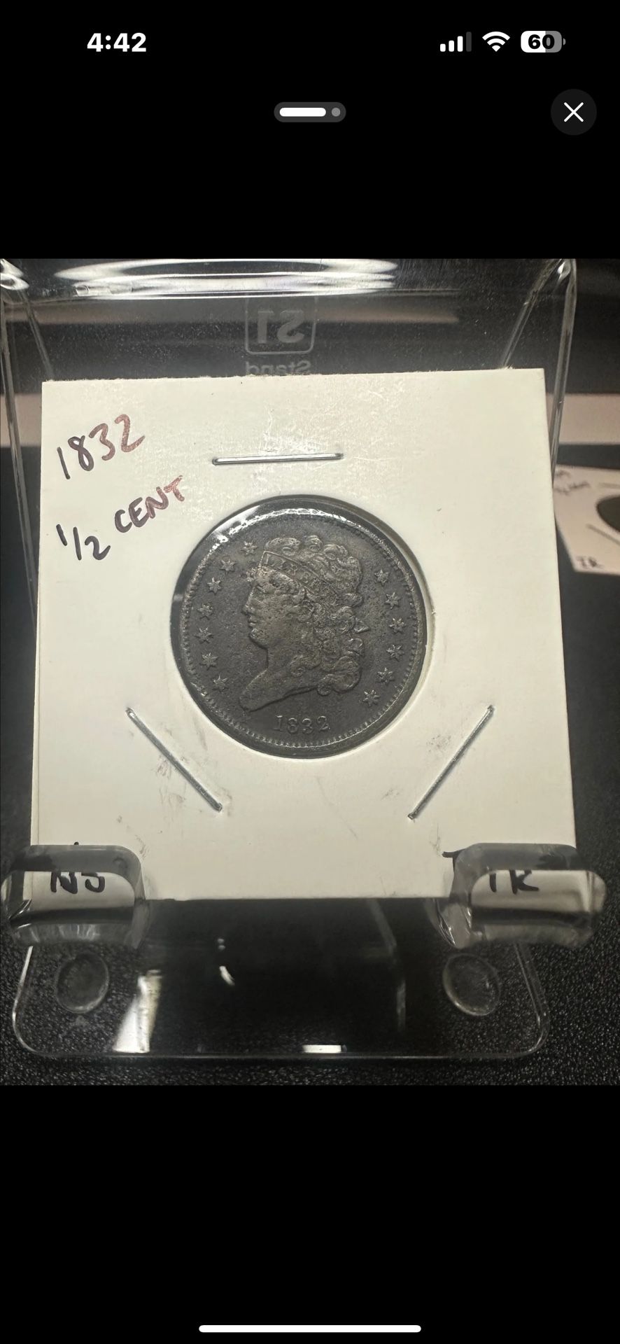 1832 Half Cent