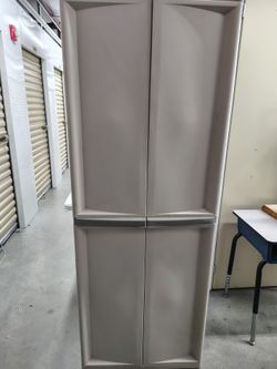 plastic storage cabinet