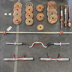 20 lb Standard Straight Bar ONLY