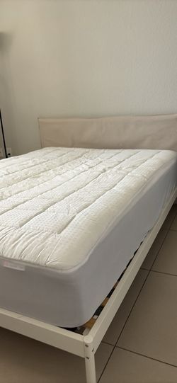 Queen bed and mattress