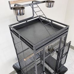 $125 (New in box) Large 61” parrot bird cages with rolling stand for cockatiels parrot parakeet lovebird finch 