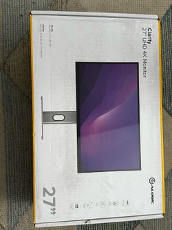 Clarity 27 4k monitor Sealed