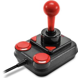 SPEEDLINK SL-650212-BKRD Competition PRO EXTRA USB Joystick - Anniversary Edition, Retro-Arcade-Stick, schwarz-rot