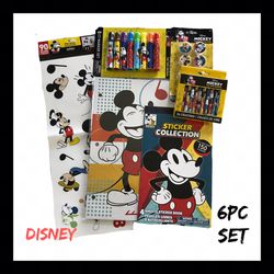 NWT Disney Mickey Mouse 90Years of Magic 6Pc Set